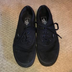 all black VANS
